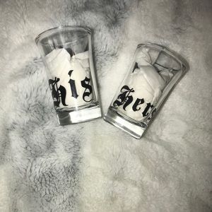 His & hers playboy shot glass set!